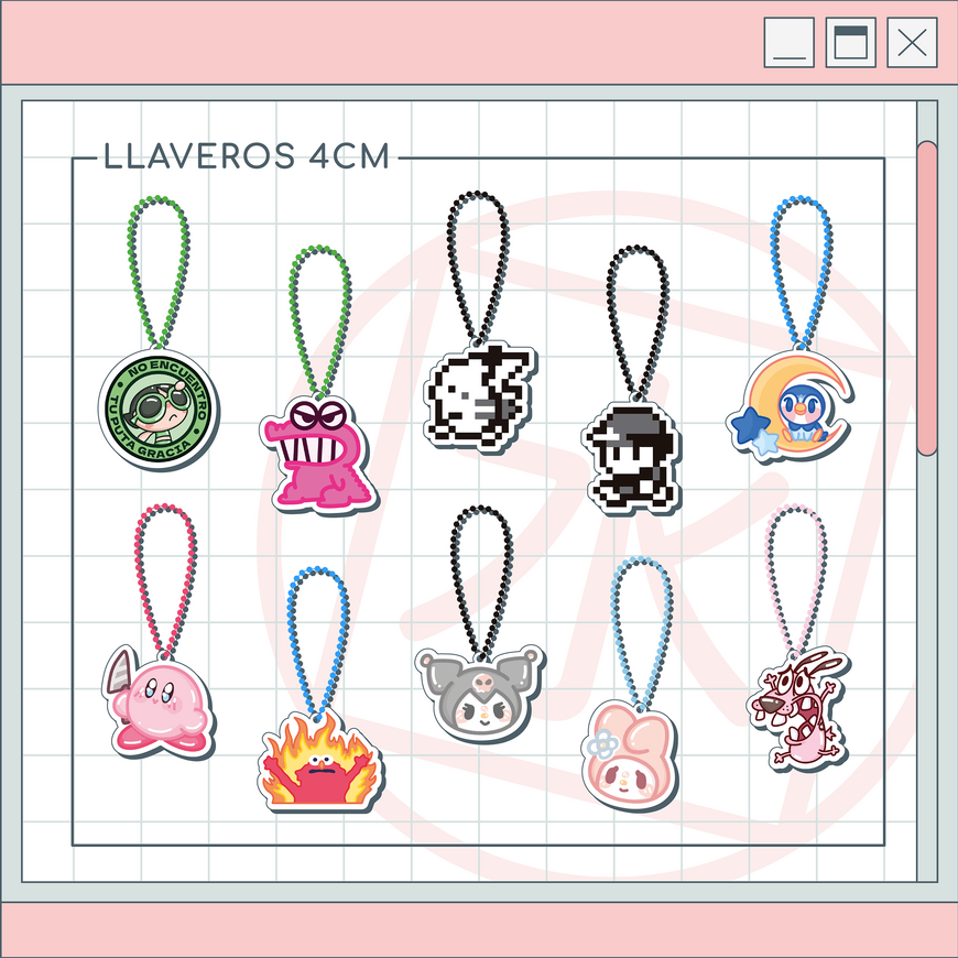 LLAVEROS 5 CM