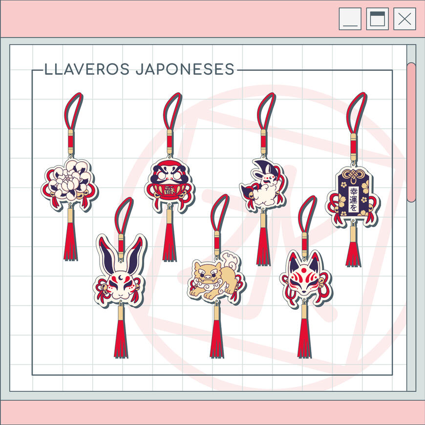 LLAVEROS JAPONESES