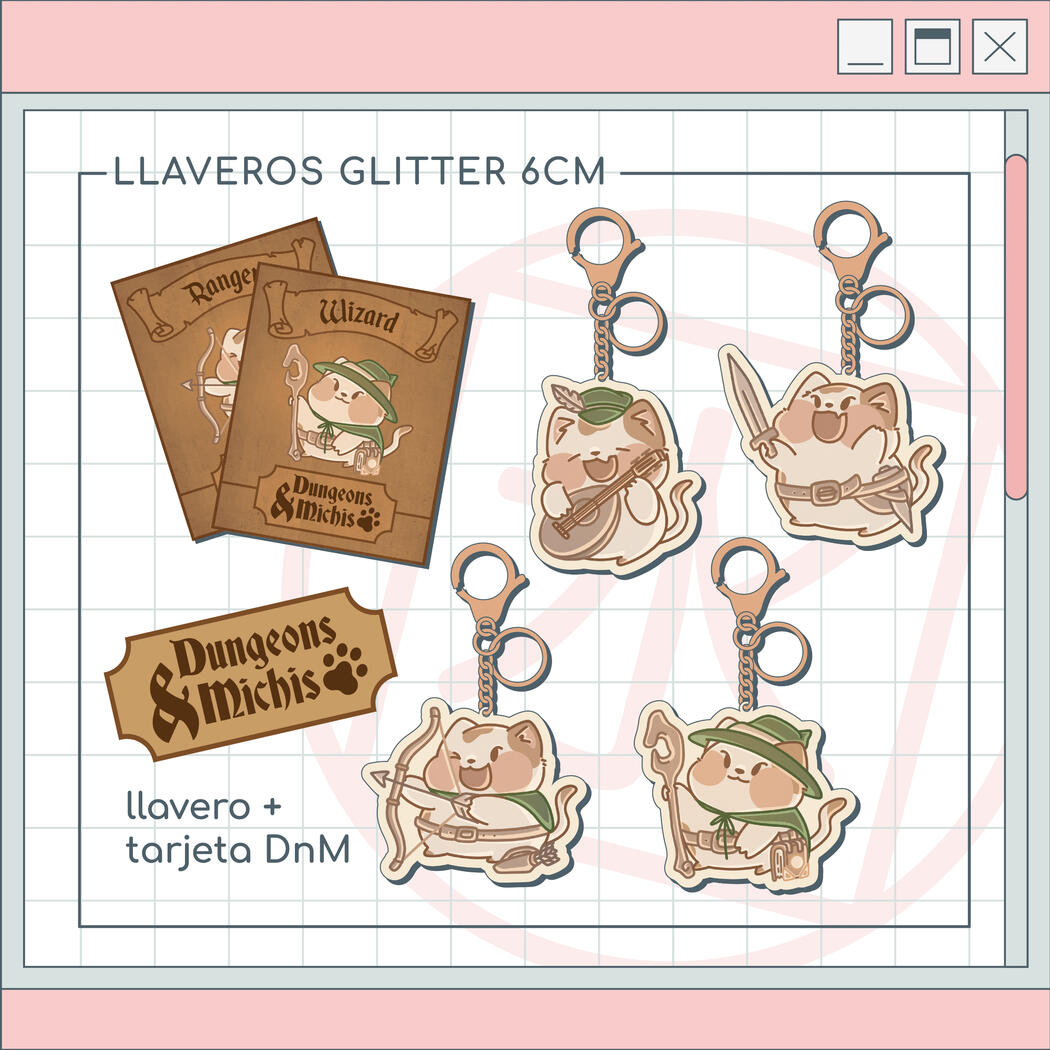 LLAVEROS GLITTER